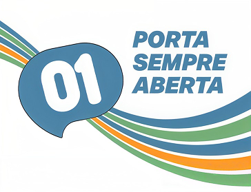 Ilustração da dica 1: porta da seção sempre aberta