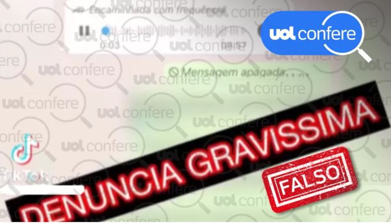 Áudio viral mente sobre suposto controle de votos por parte de grupo secreto pertencente a partido político