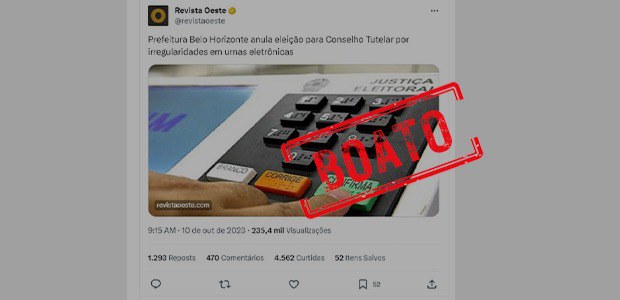 Belo Horizonte não utilizou urnas eletrônicas em eleições anuladas para Conselho Tutelar