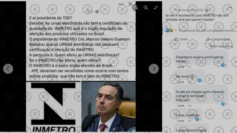 Certificação das urnas não é responsabilidade do Inmetro