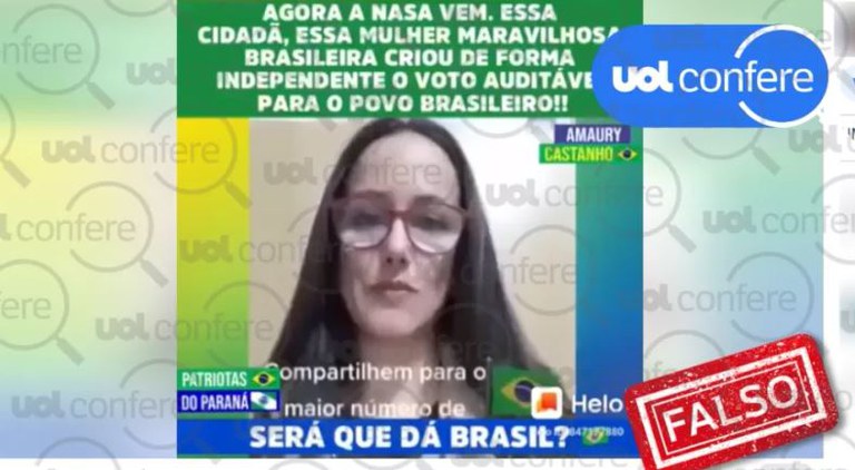 Comprovante de votação não indica em quem o eleitor votou e não pode ser utilizado como forma de auditoria