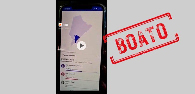 É falso o vídeo que mostra divergência no resultado de Zonas Eleitorais de Maceió (AL)