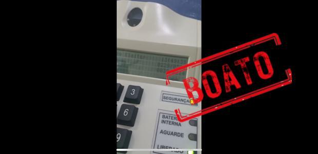 Eleitor não votou duas vezes; vídeo feito por mesária é desinformação