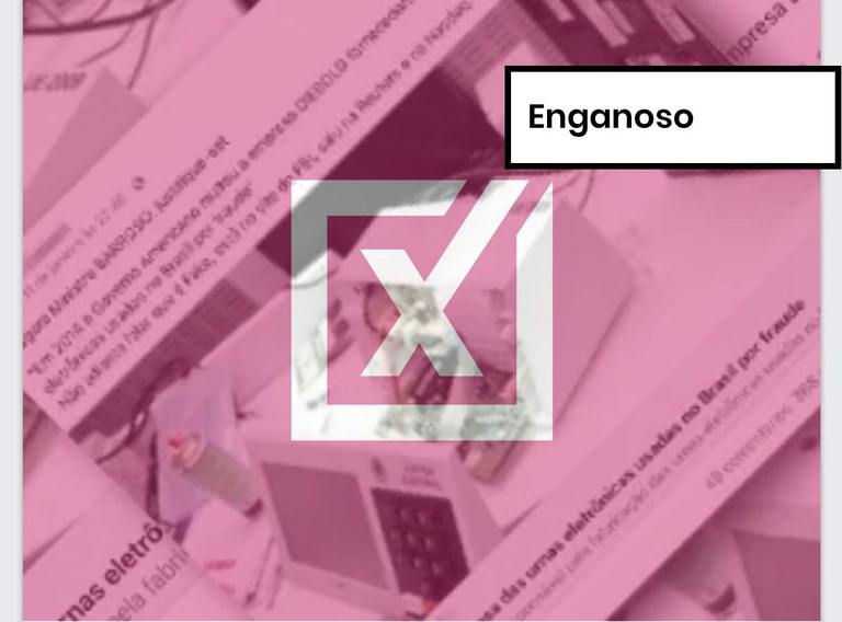 Empresa norte-americana não foi multada por fraudar urnas eletrônicas