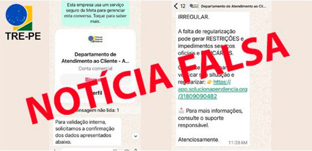 Justiça Eleitoral não envia mensagens de WhatsApp aos eleitores 
