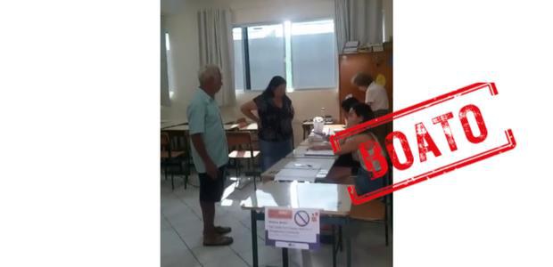 Não foi registrado nenhum problema em urna eletrônica de seção eleitoral de São José (SC)