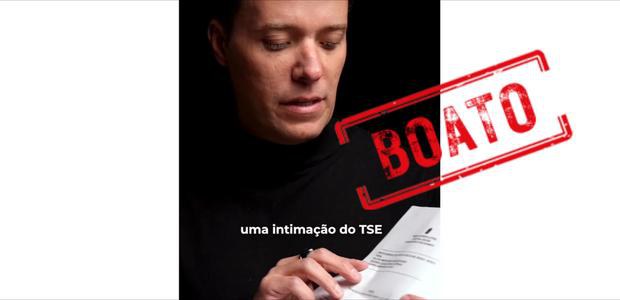 André Valadão não foi intimado para se retratar perante o TSE; vídeo divulgado pelo cantor é desinformação