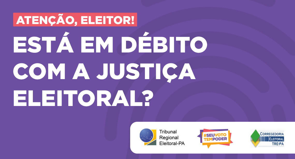 PAGAMENTO DE MULTA ELEITORAL SERÁ REGISTRADO PELA