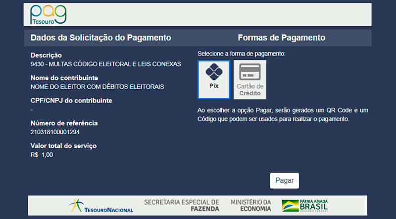 Pagamento de débitos eleitorais pode ser feito sem sair de casa