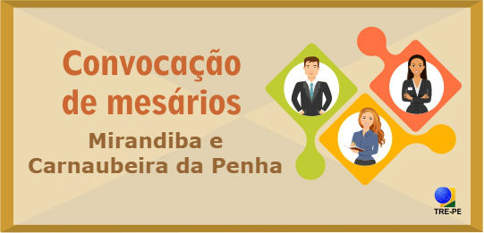069ª Zona Eleitoral divulga listas de mesários e administradores de prédio para as eleições