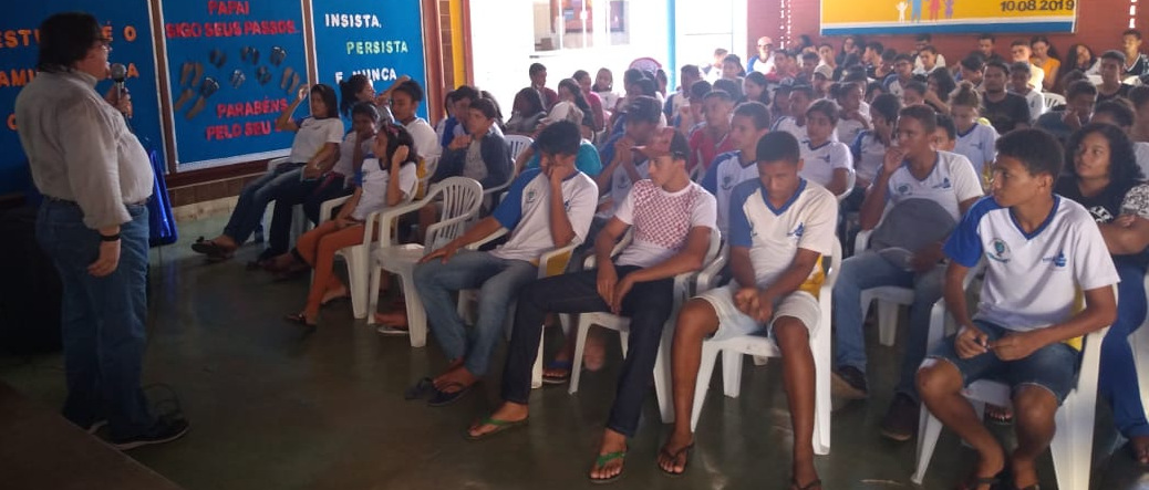 Ação de educação em Bom Jesus do Tocantins