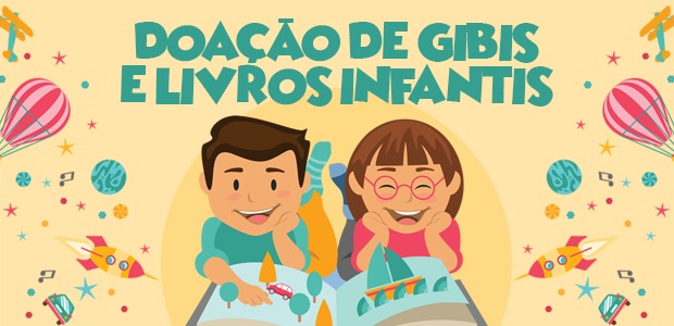 Ação do Núcleo Socioambiental arrecada livros, revistas e gibis para crianças e adolescentes