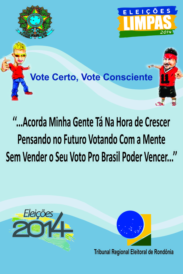 Banner Campanha Vote Certo, vote consciente RAP3