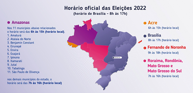 Votação em todo o país seguirá o horário de Brasília — Tribunal Regional  Eleitoral do Paraná
