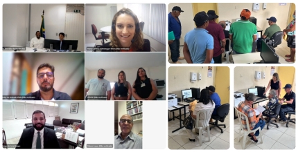 Posto de atendimento do TRE-CE finaliza audiências da Justiça Federal do Estado com êxito