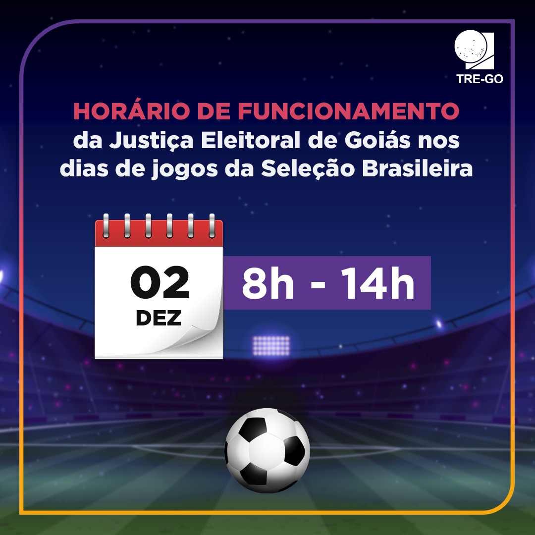 TRE altera horário de expediente nos dias dos jogos do Brasil na Copa —  Tribunal Regional Eleitoral de Alagoas