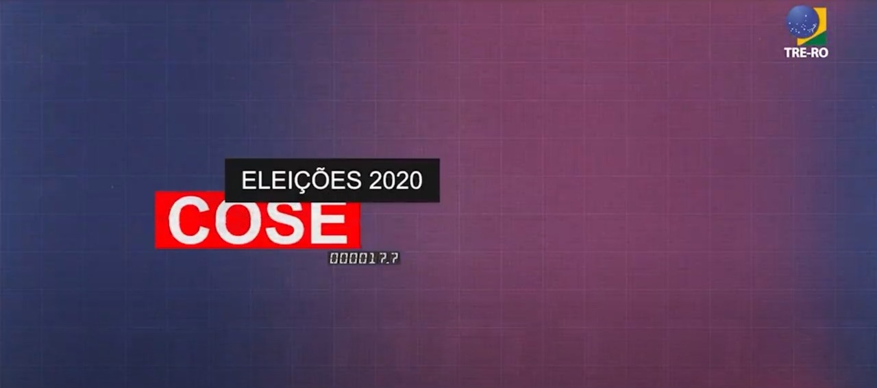 TRE-RO lança vídeo institucional “Cose – Eleições 2020” — Tribunal
