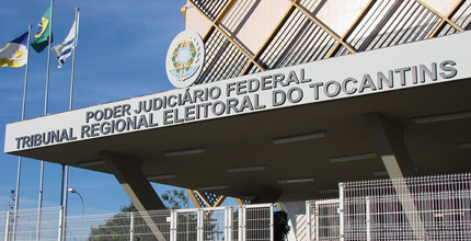 Fachada do TRE TO