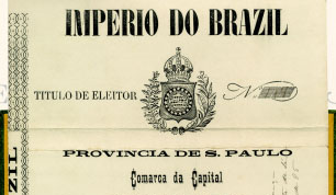 1º Título de Eleitor - 1881.