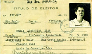 7º Título de Eleitor - 1951.